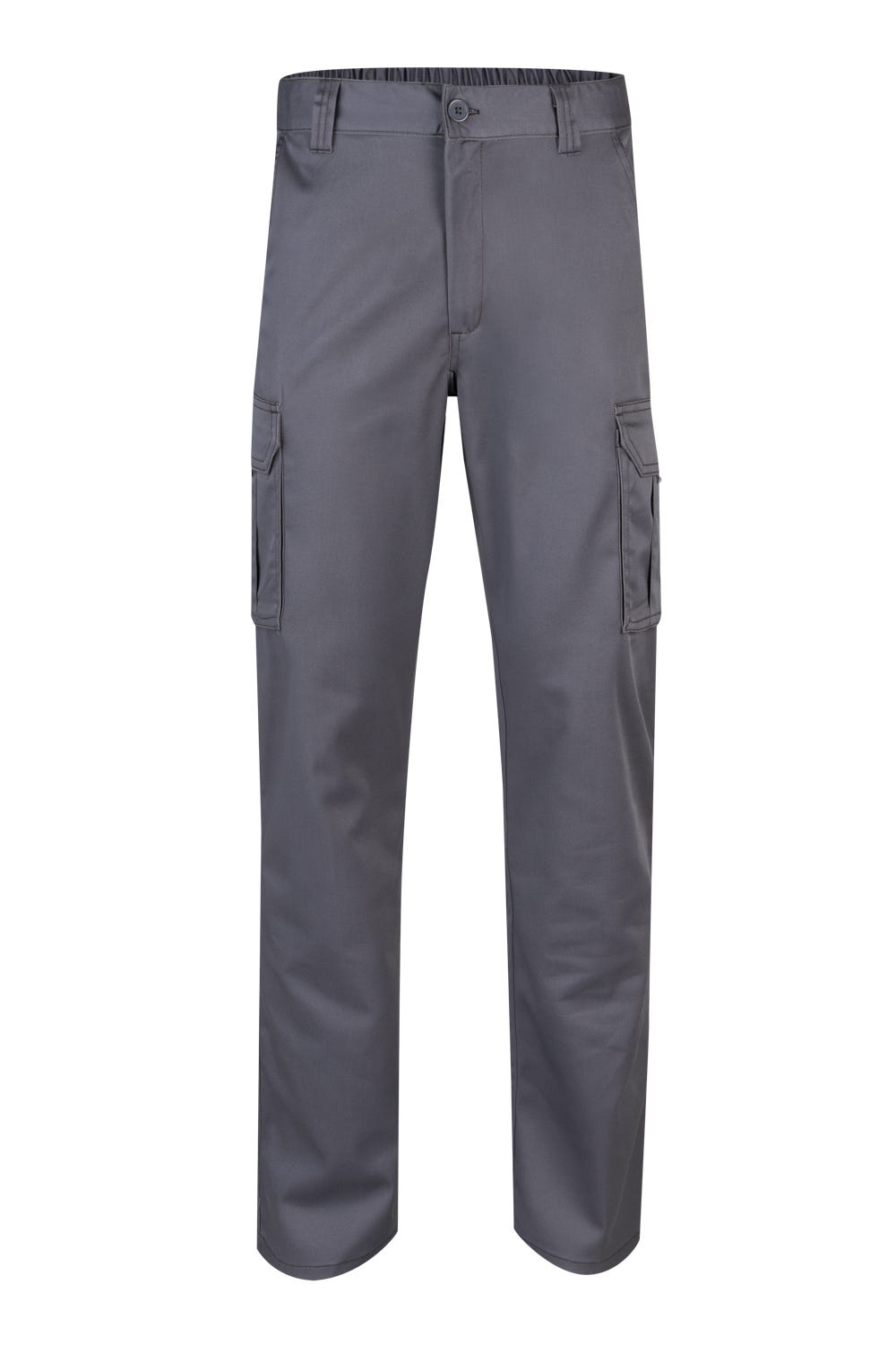 Pantalón tejido stretch (elástico), máximo confort.
Corte Slim Fit. Cierre central con cremallera y botón. Costuras con hilo de contraste. Cinturilla elástica
Doble costura de seguridad
Seis bolsillos:
2 bolsillos franceses
2 bolsillos de fuelle, con doble fuelle central, tapeta, velcro y tiradores
2 bolsillos traseros de parche, con tapeta y velcro
Composición
STRETCH. 46% ALGODÓN - 38% EME
Gramaje: 290 GSM 
Colores disponibles: azul marino, gris, blanco, beige, verde caza, blanco.
Tallas: 36 a 64