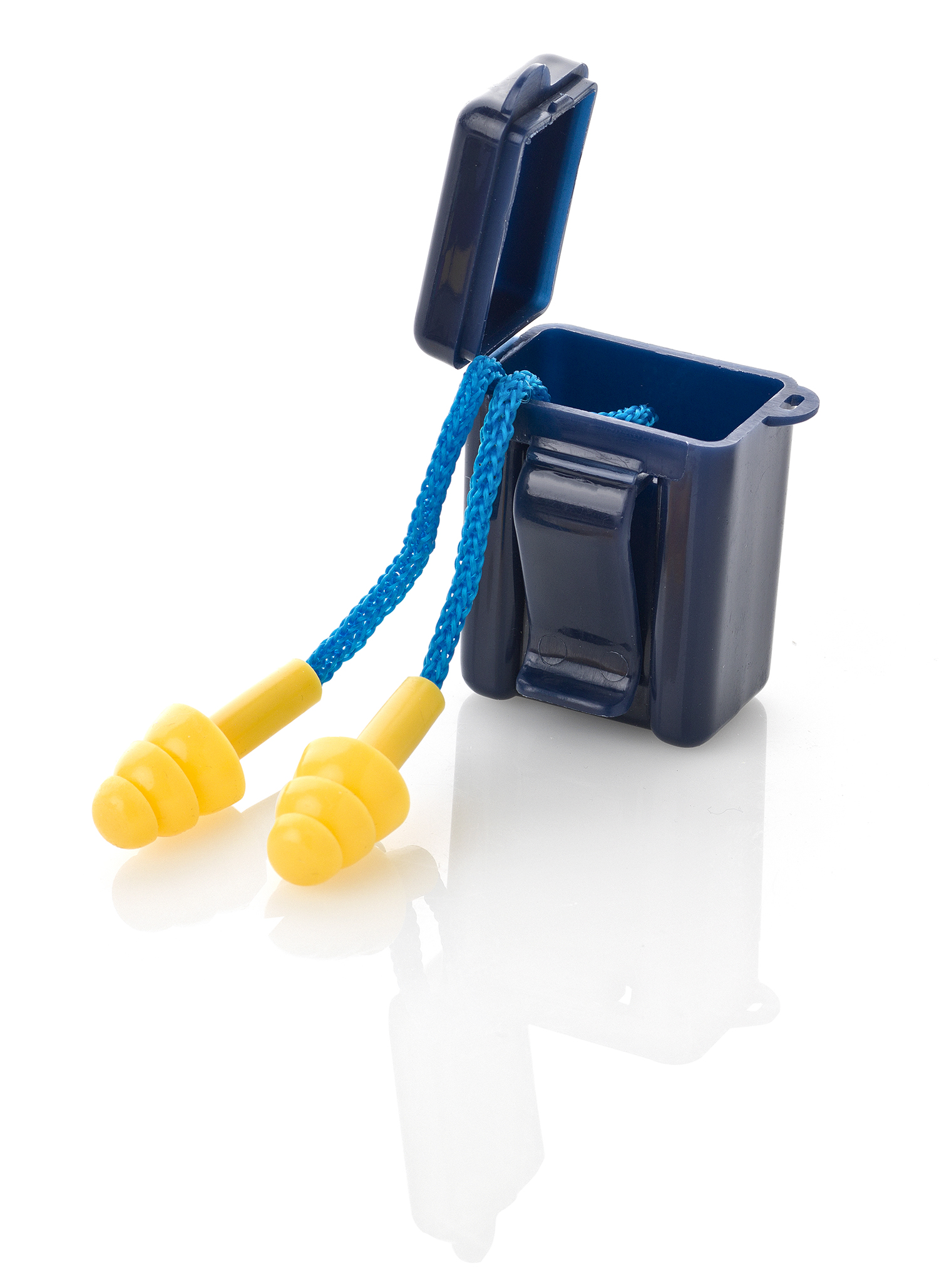 apón auditivo reutilizable de silicona hipoalergénica, de atenuación muy alta (32 dB). Tapones lavables, muy suaves y de gran comodidad. Cordón de seguridad para evitar pérdidas y facilitar su uso. Protector auditivo dieléctrico, sin componentes mecánicos (Metal-free). Su estructura permite no tener contacto directo con los tapones (mayor higiene).
Dispensador de 100 pares en cajita almacenamiento individual con clip de sujeción.

Usos y empleo: en todo tipo de actividades con nivel de ruido moderado (industria del metal, construcción, automoción, talleres, trabajos en exterior, industria química…). 