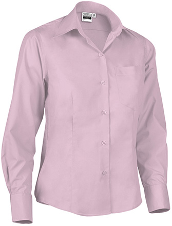 Camisa de mujer, manga larga y bolsillo
Confeccionada en tejido popelín de 210 hilos, mezcla algodón con poliéster, ligero, resistente y duradero
Bolsillo en pecho izquierdo para tener todo accesible y resaltar el marcaje
Puños y cierre frontal, de derecha a izquierda, con botones a tono
Costuras reforzadas en laterales, hombros, mangas y sisas que aumentan su resistencia.
Disponible en 9 colores.
Tallas: XS a XXL
