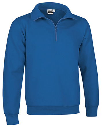 Sudadera de media cremallera
Confeccionada en tejido felpa, mezcla algodón con poliester resistente y duradero, con perchado interior para mayor retención térmica y
confort
Cuello alto con cierre de media cremallera central que aporta calidez o ventilación adicional, según la estación del año
Cintura y puños de canalé elástico que se adapta cómodamente
Doble pespunte en cuello, hombros, sisas, puños y bajo que aumenta su resistencia.
10 colores disponibles.
Tallas: S a 3XL